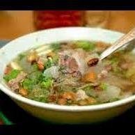 Nasi Putih menu Soto Simon (Soto Banjir), Cibadak