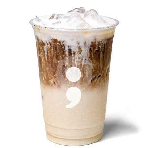 Pandan Aren Latte menu Kopi Titik Koma, Solo Baru