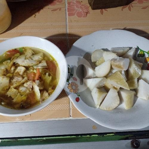 Soto Ayam + Nasi menu Sate Madura Bang Rohim, Koja