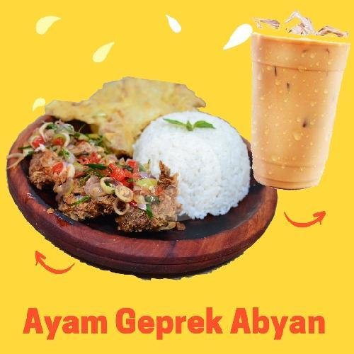 Paket Thaitea Crispy Bakar Mix Sauce menu Ayam Geprek Crispy Bakar Abyan, Murni 1