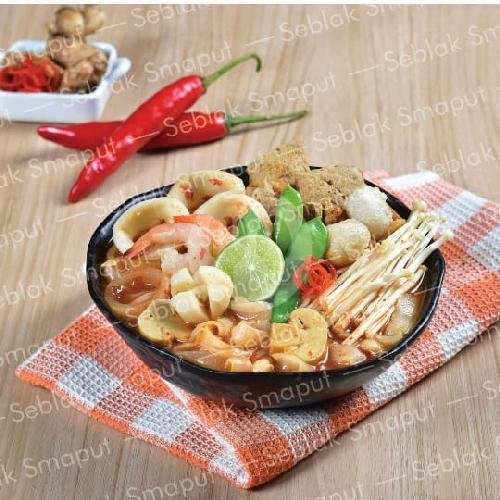 Seblak Komplit Tulangan + Ceker Jumbo) menu Seblak Smaput 4, Bambu Apus Cipayung
