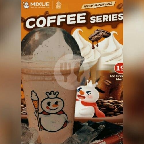 Ice cream Toffee Hazelnut menu Mixue Hayam Wuruk Pekalongan, Kelurahan Pesindon Kec Bendan