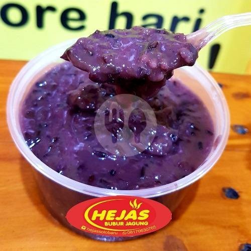 Bubur Ketan Hitam Kecil menu Hejas Bubur Jagung, Laweyan