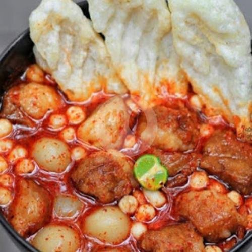 Baso Aci + Es Teh menu Seblak Jeletot Dan Lumpia Basah, Mojolangu