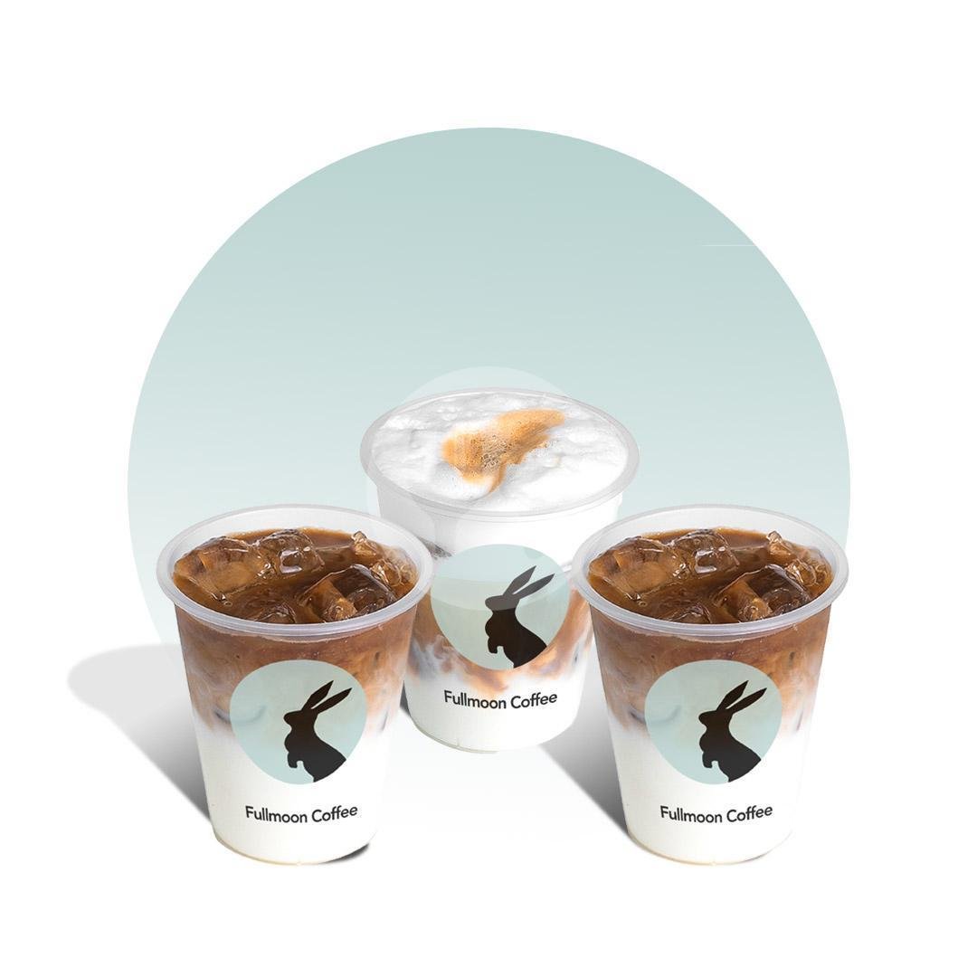 Paket Bertiga menu Kopi Fullmoon, Sudirman