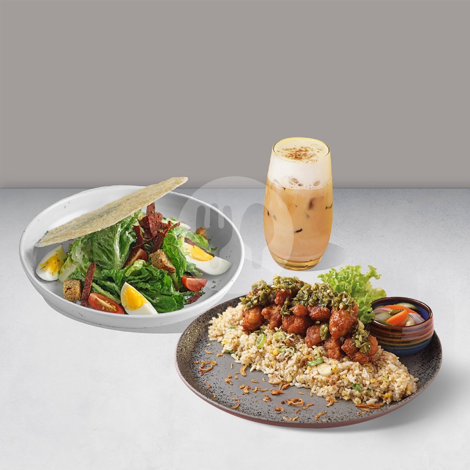 Steak Set with Salad & Drink menu Bakerzin, Mall Kota Kasablanka