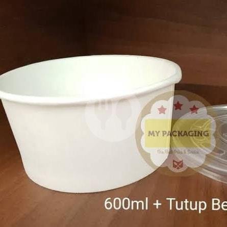 Paper Bowl + Sendok menu Bubur Ayam Spesial Lahar Galunggung, Perintis