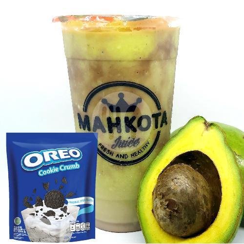 Es Jus Alpukat + Buah Naga menu Jus Mahkota (Mahkota Juice), Gedangan