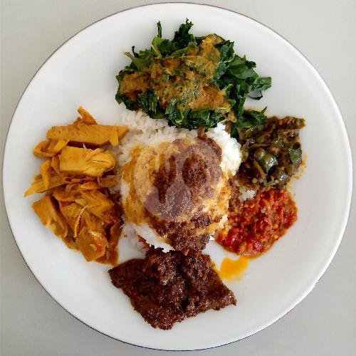 Nasi Padang Rendang Daging menu Cinto Minang, Pegangsaan Dua