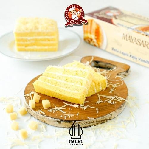 Bolu Lapis Keju Vanilla menu Mayasari, Ujung Berung