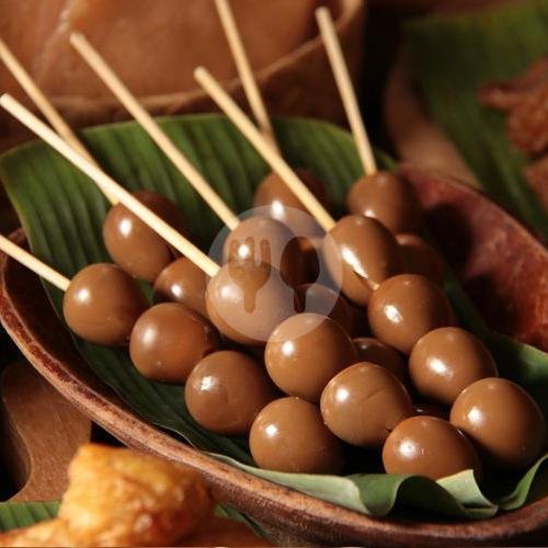 Sate Telur Puyuh menu Soto Daging Sapi Lamongan Cak Lim