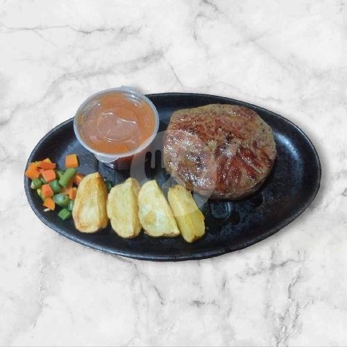 Chicken Strips Spaghetty menu Super Steak Jangli, Kesatrian
