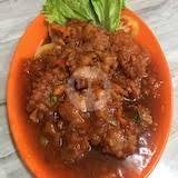 Pare Cah Udang menu Bakmie & Seafood Kuri Kuri, Bangka