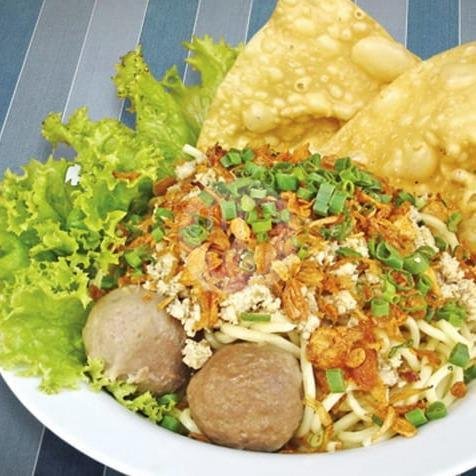 Pangsit Mie Bakso menu Pangsit Mie Bromo Pojok, Patimura