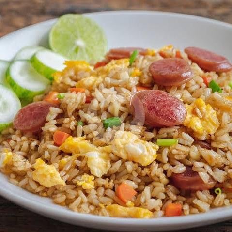 Nasi Goreng Sosis Bakso menu Nasi Goreng Fantasi, Tugu Lilin