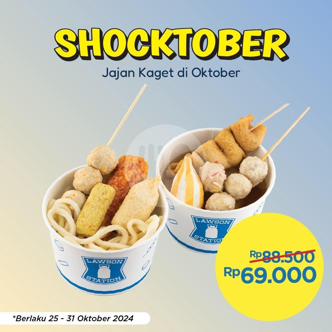 Paket Spicy Oden + Ice Matcha Latte + Siomay Udang menu Lawson, Godean 6B12