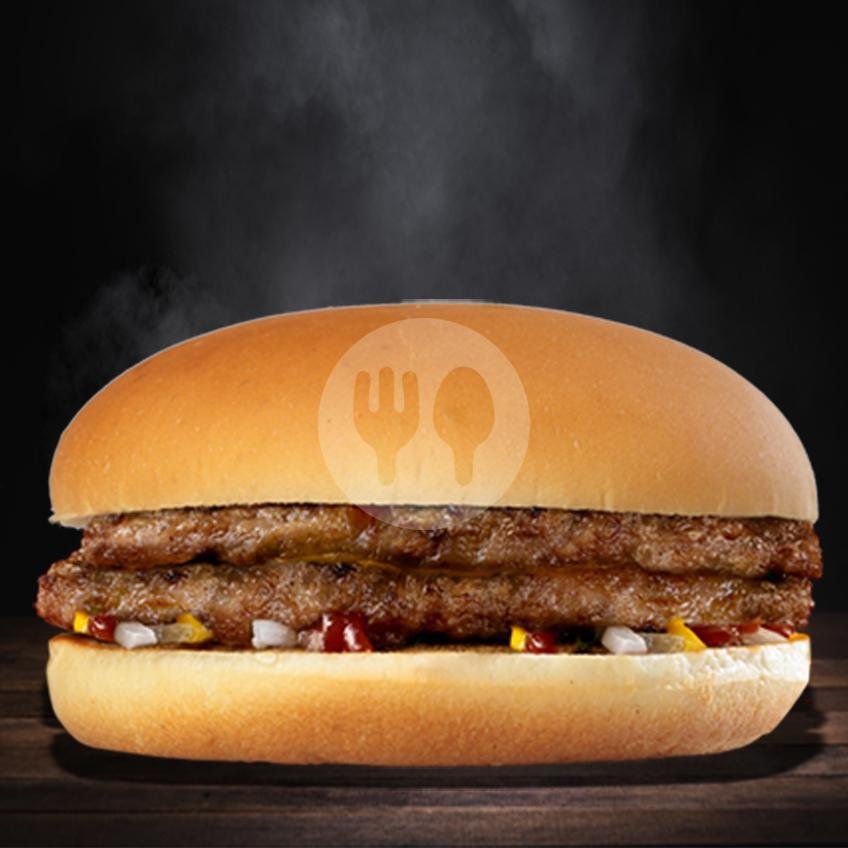 Double Cheese Burger menu M2M Soewandi, Simokerto