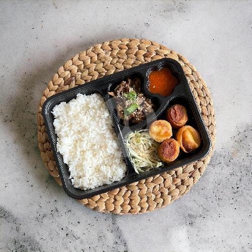 Ebi Furai & Gyuniku Bento Box menu Mangkok Nasi, Dago