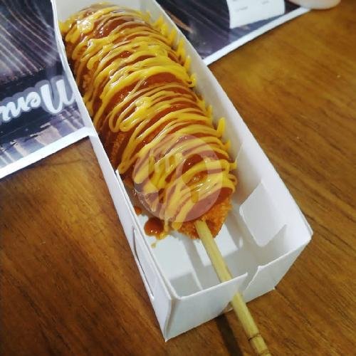 Corndog Sosis Mozarella Large menu Corndog & Garasi Boba By Dapur Uti, Lesanpuro