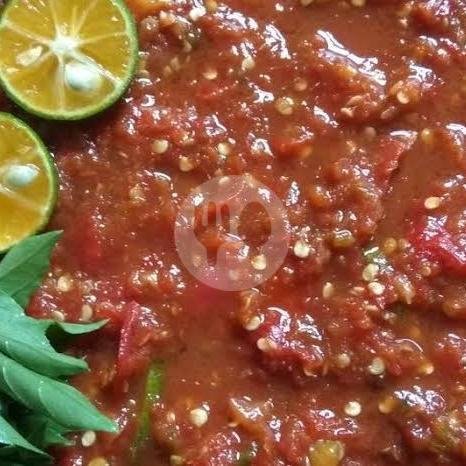 Sambal Pete menu Warung Makan Pring Petung, Kajen