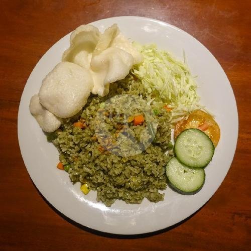 Spaghetti Carbonara menu Black Forest Vegan Cafe, Brontokusuman