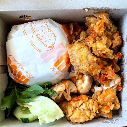 Nasi Ayam Ricis (Bonus Es Teh) menu Lalapan 28, Raden Panji Suroso