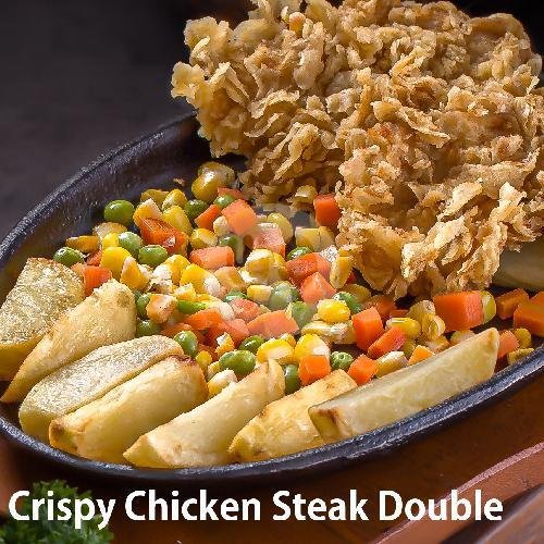 Crispy Chicken Double menu JOJU STEAK, Tambora