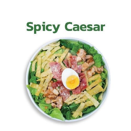 Cajun Chicken Bowl menu Crunchaus Salads, Darmo Permai
