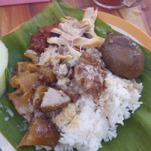 Nasi Bungkus Gudeg Koyor menu Gudeg Koyor Ayam Kremes Bu Yanti, Simongan