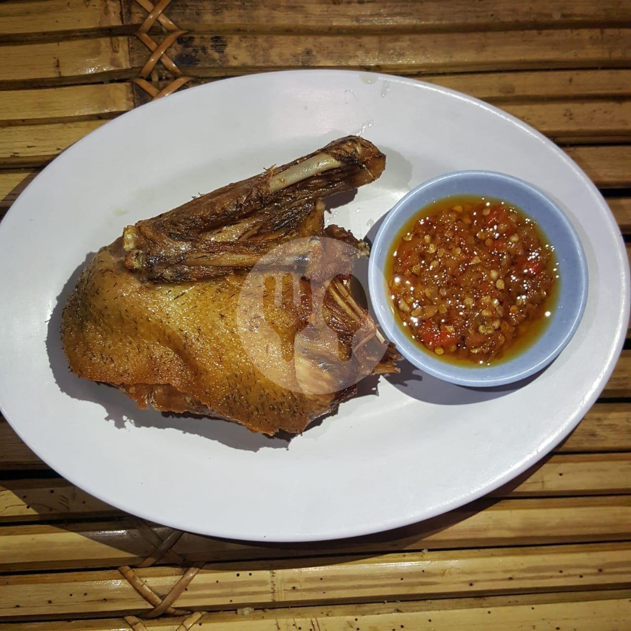 Bebek Muda Goreng Paha menu Ayam Bakar Goreng Lombok Abang, Tlogosari