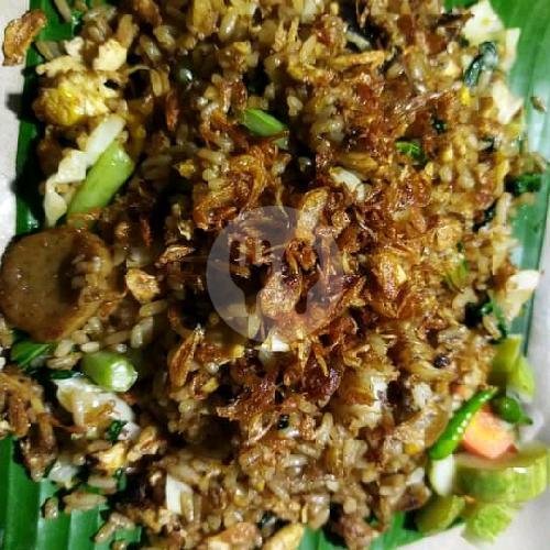 Nasgor Mie+pete menu Nasi Goreng Daun Pisang Bang Roni Ujungrusi