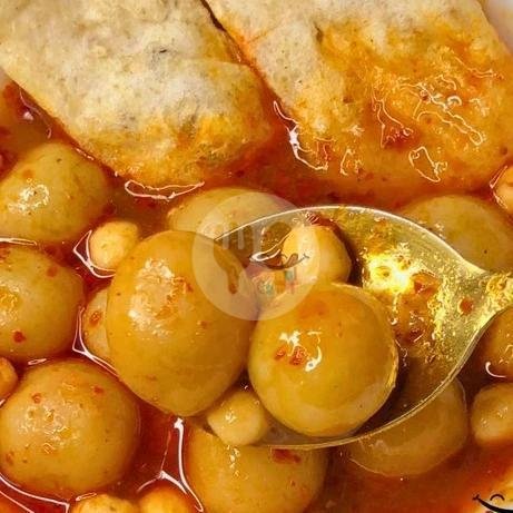 Cilok Goreng menu Ayam Geprek Neng Rokus Kang Robar, Komplek Gempol Sari