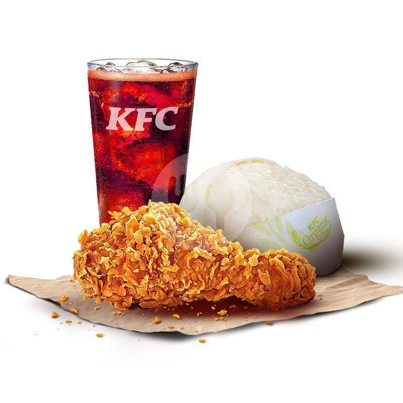 Jagoan Puas 2 menu KFC Box, Stasiun Cirebon