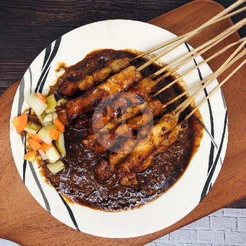 Sate Ayam Bumbu Kacang (1 Porsi 10 Tusuk) menu Sate Jaya Agung Lamongan, Wahid Hasyim