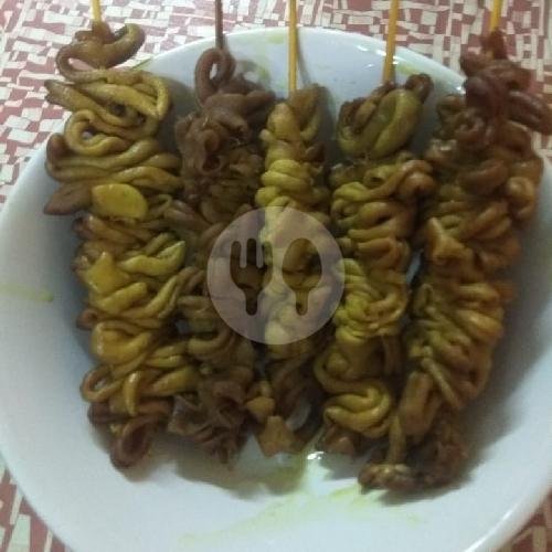 Sate Telur menu Bubur Ayam Mas Maun, Galaxi