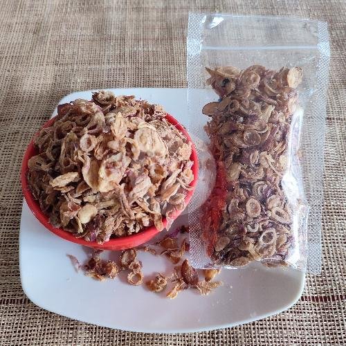 Brambang Goreng Kemasan 50gr menu Gado Gado & Ketoprak Nyah Seger, Bumijo