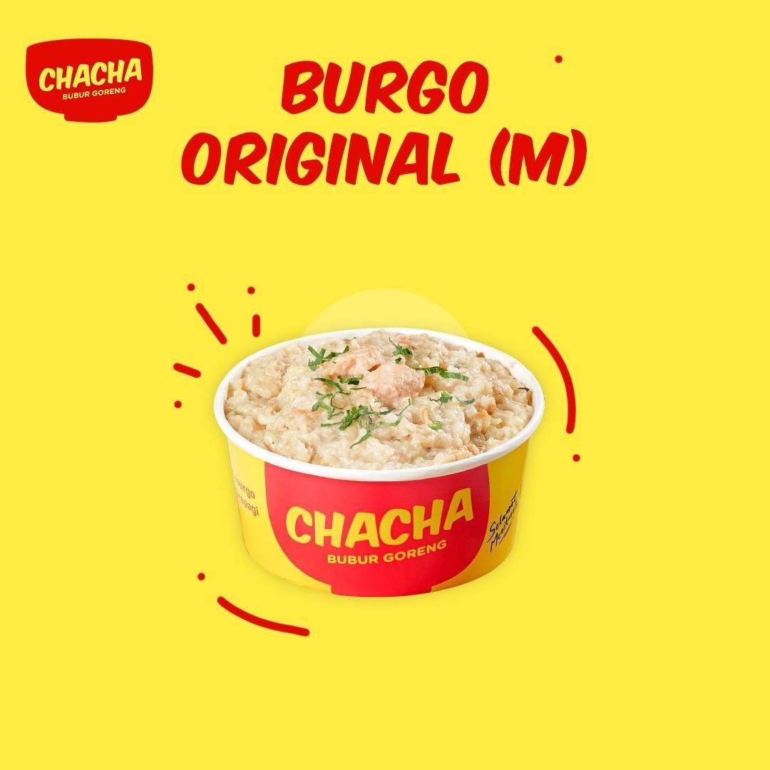 Burgo Original (L) menu Chacha Burgo, Menteng
