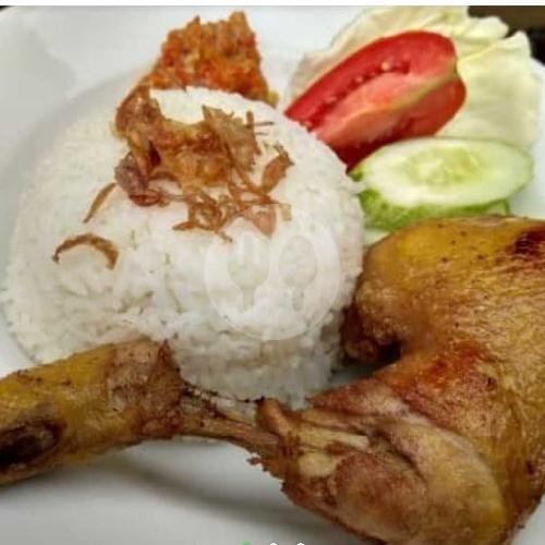 Nasi Putih+ayam Bakar menu Nasi Uduk ST, Semanggi Barat