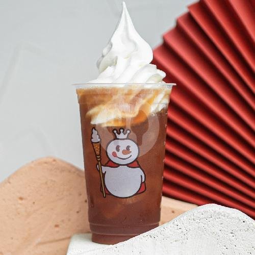 Ice Cream Jasmine Tea menu Mixue, Mataram