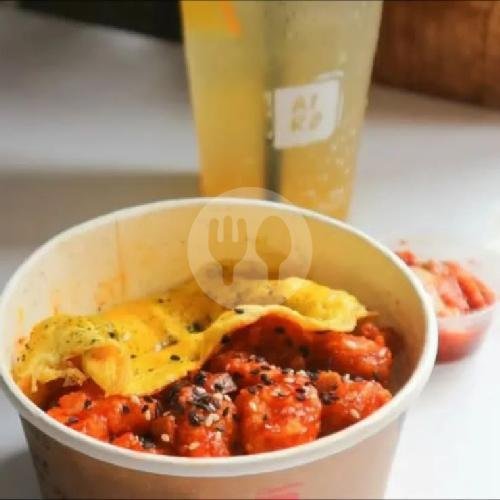 Paket Combo D (Rice Roll + Tteokbokki) menu Airo Kitchen, Kelapa Gading, Jakarta Utara
