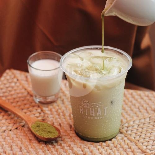 Matcha Latte menu RIHAT Toko Kopi