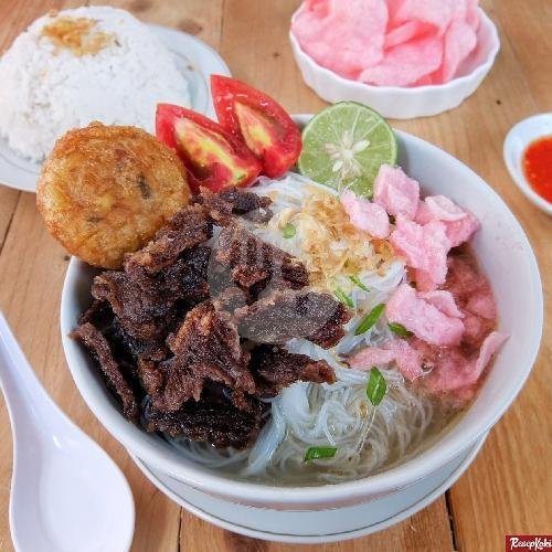 Lontong Padang Gulai Pakis+Telor menu Waring Uni Nofi