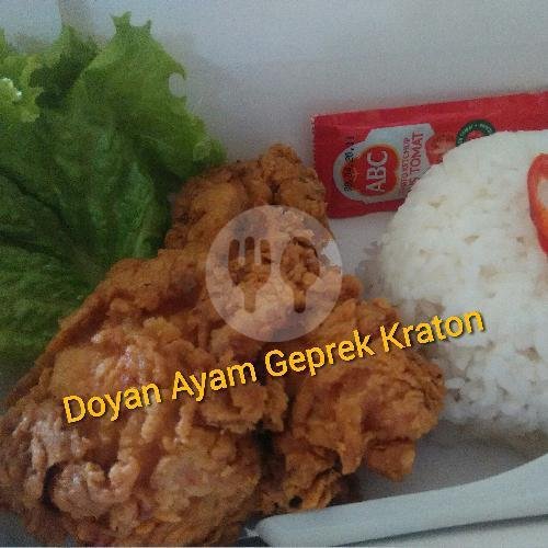 Spesial Telor Dadar Geprek menu Doyan Ayam Geprek, Kraton