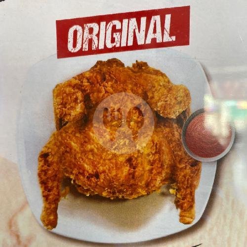 Dada/Paha Atas Geprek Sambal Terasi menu Rocket Chicken, Kebakkramat