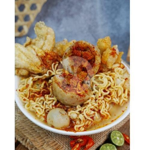 Paket Otak - Otak Pedaaass menu Baso Aci Family, Kesambi