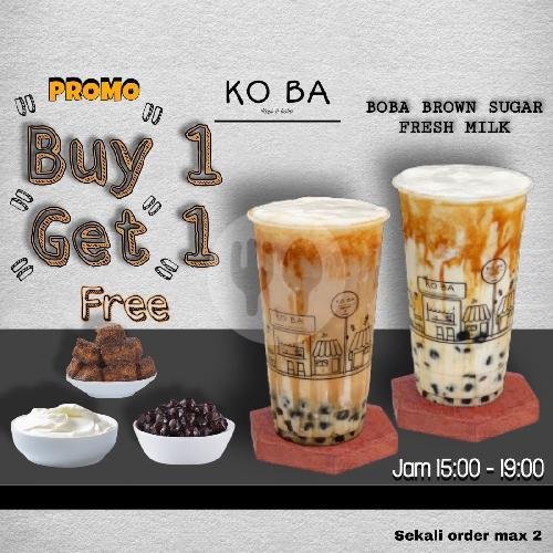 Lemon Tea ( L) menu Koba Kopi & Boba, Kebayoran Lama