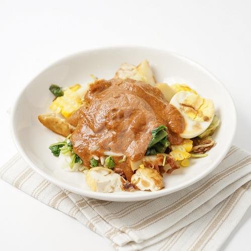 Telur Ceplok atau Telur Dadar Pedas menu Rumah Makan Indah Sari, MT Haryono