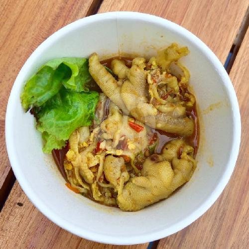 Basreng Cocol menu Es Teller Juragan, Ciamis