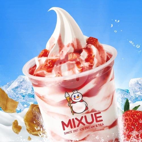 Chocolate Lucky Sundae menu MIXUE TAMAN RATU