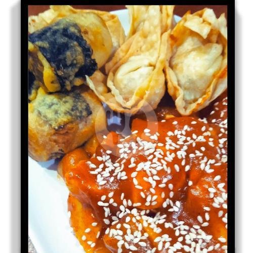 Rose Tteokbokki menu Kipoo Kopi, Mertoyudan